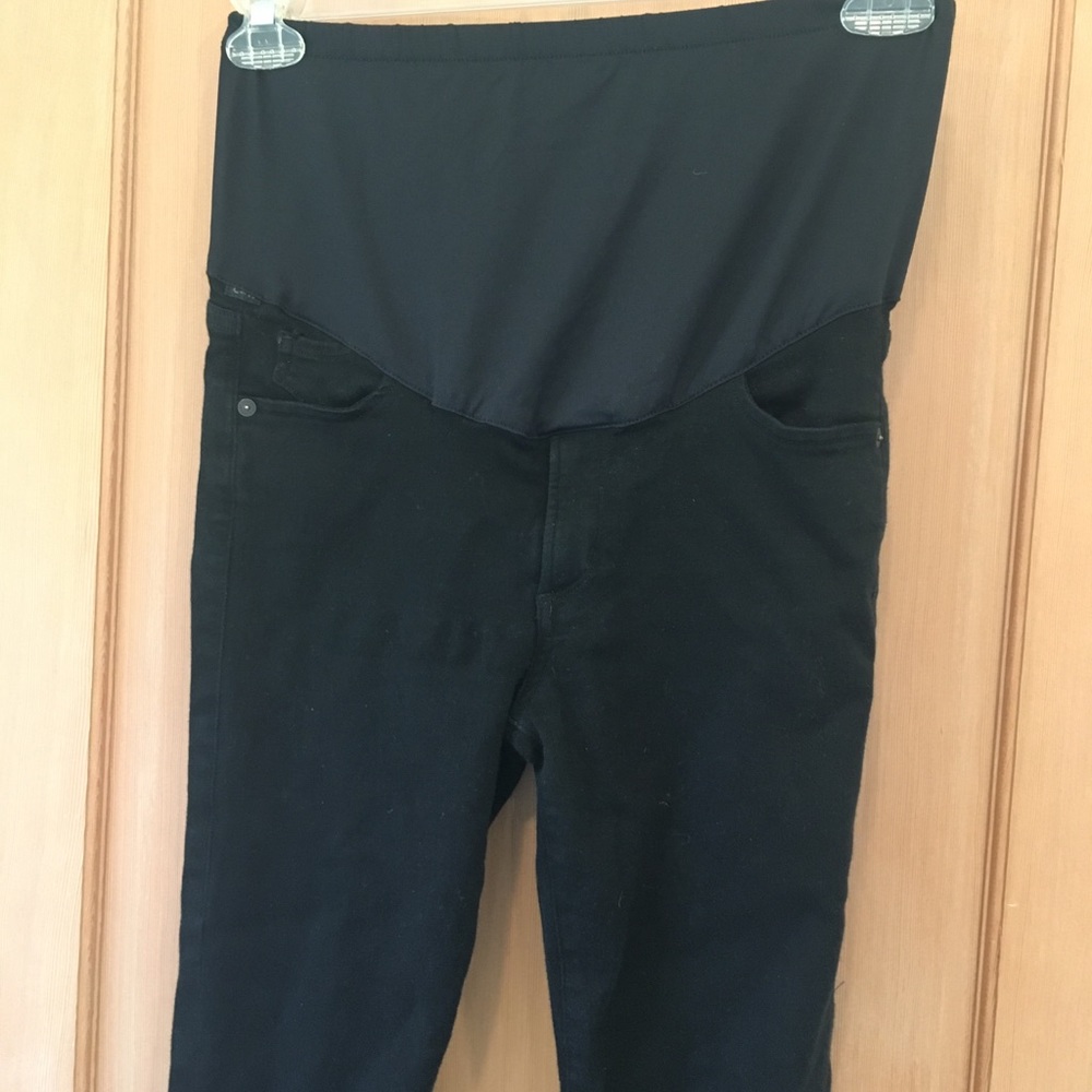 Citizens of Humanity black skinny maternity jeans